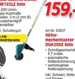 Zgonc Akku-Hochentaster DUA200Z Solo Angebot