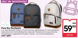 Maximarkt Pure Eco Rucksack Angebot