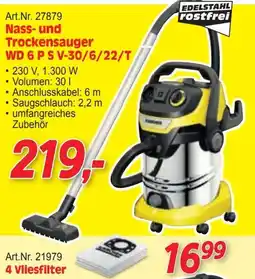 Zgonc Nass- und Trockensauger WD 6 P S V-30/6/22/T Angebot