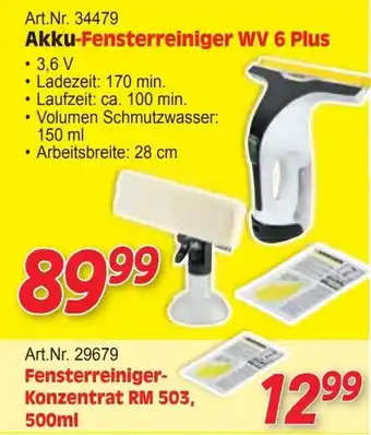 Zgonc Akku-Fensterreiniger WV 6 Plus Angebot
