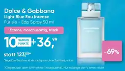 Maximarkt Dolce & Gabbana Light Blue Eau Intense Angebot