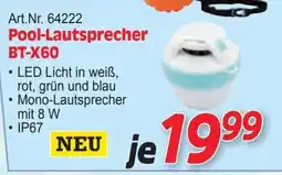 Zgonc Pool-Lautsprecher BT-X60 Angebot