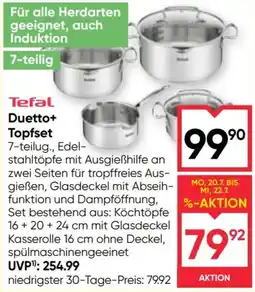 Maximarkt Tefal Duetto+ Topfset Angebot