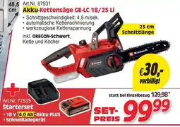 Zgonc Akku-Kettensäge GE-LC 18/25 Li Angebot
