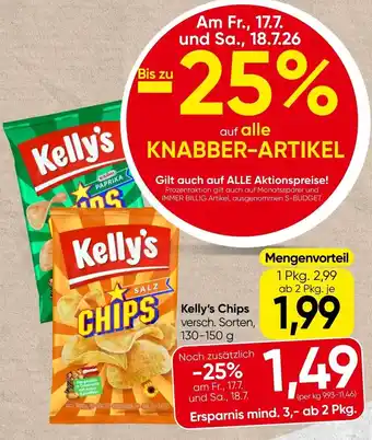 Spar Kelly's Chips Angebot