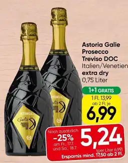 Spar Astoria Galie Prosecco Treviso DOC Angebot