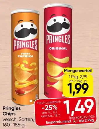 Spar Pringles Chips Angebot