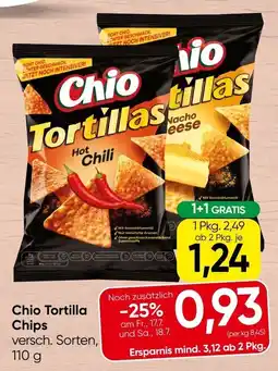 Spar Chio Tortilla Chips Angebot