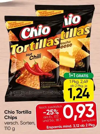 Spar Chio Tortilla Chips Angebot
