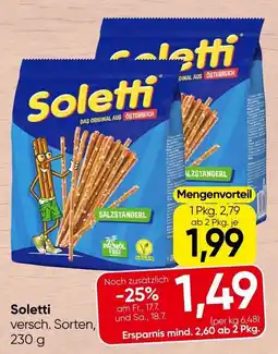 Spar Soletti Salzstangerl Angebot