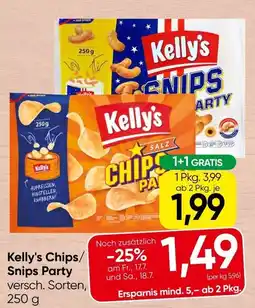 Spar Kelly's Chips/Snips Party Angebot
