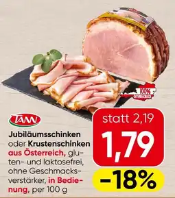 Spar TANN Jubiläumsschinken oder Krustenschinken Angebot