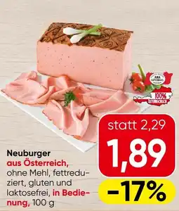 Spar Neuburger aus Österreich Angebot