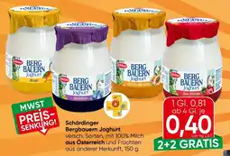 Spar Schärdinger Bergbauern Joghurt Angebot