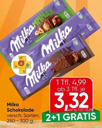 Spar Milka Schokolade Angebot