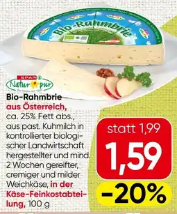 Spar Bio-Rahmbrie Angebot
