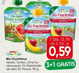 Spar Bio-Fruchtmus Natur pur Angebot
