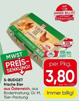 Spar S-Budget frische Eier Angebot