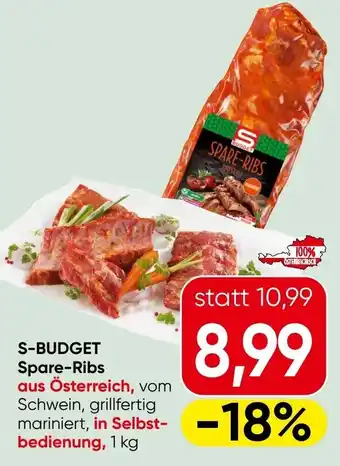 Spar S-Budget Spare-Ribs Angebot