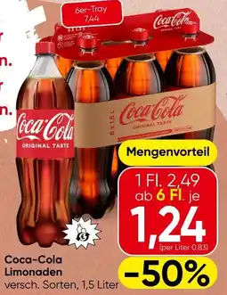 Spar Coca-Cola Limonaden Angebot