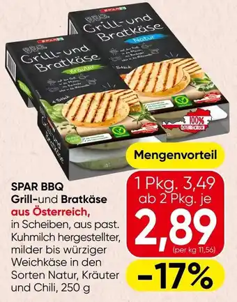 Spar SPAR BBQ Grill-und Bratkäse Angebot