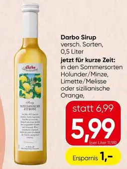 Spar Darbo Sirup Angebot