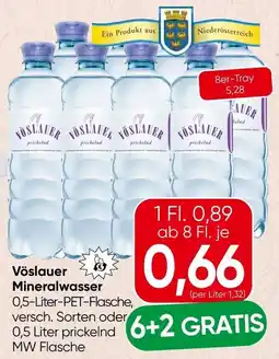 Spar Vöslauer Mineralwasser Angebot
