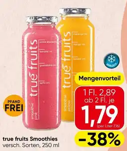 Spar true fruits Smoothies Angebot