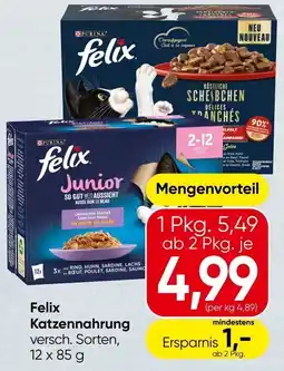 Spar Felix Katzennahrung Angebot
