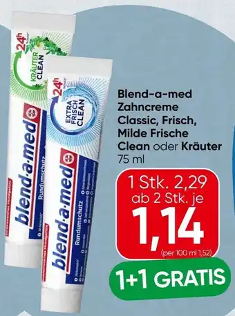 Spar Blend-a-med Zahncreme Angebot