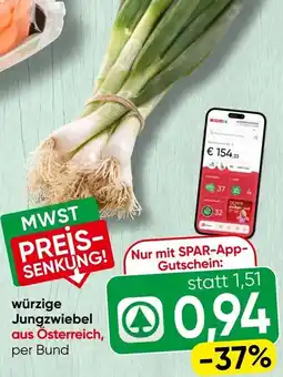 Spar würzige Jungzwiebel aus Österreich Angebot