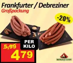 Wurstico Frankfurter / Debrecziner Angebot
