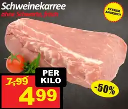 Wurstico Schweinekarree ohne Schwarte, frisch Angebot