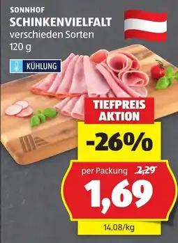 Hofer Sonnhof Schinkenvielfalt Angebot