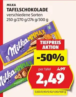 Hofer Milka Tafelschokolade Angebot