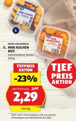 Hofer Meine Kuchenwelt Mini Kuchen Box Angebot