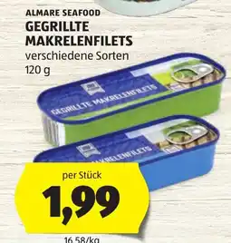 Hofer Almare Seafood Gegrillte Makrelenfilets Angebot
