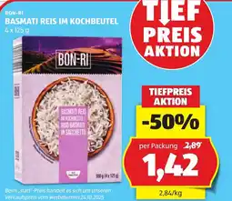 Hofer Bon-Ri Basmati Reis im Kochbeutel Angebot