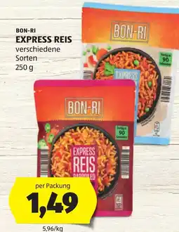 Hofer Bon-Ri Express Reis Angebot