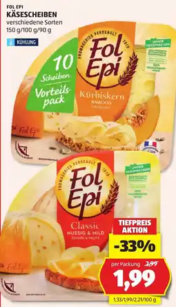 Hofer Fol Epi Käsescheiben Angebot