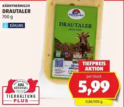 Hofer Kärntnermilch Drautaler Angebot