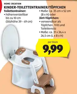 Hofer Home Creation Kinder-Toilettentrainer/Töpfchen Angebot
