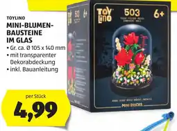 Hofer ToyLino Mini-Blumen-Bausteine im Glas Angebot