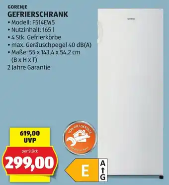 Hofer Gorenje Gefrierschrank Angebot