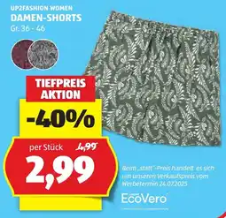 Hofer UP2FASHION WOMEN DAMEN-SHORTS Angebot