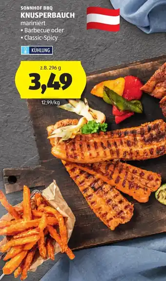 Hofer Sonnhof bbq knusperbauch Angebot