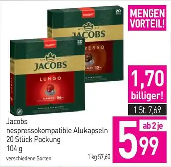 Sutterlüty Jacobs nespressokompatible Alukapseln Angebot