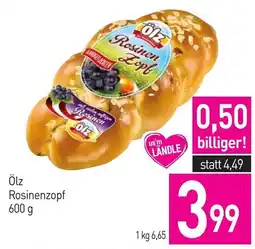 Sutterlüty Ölz Rosinenzopf Angebot