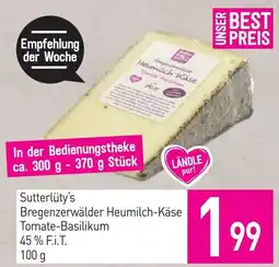Sutterlüty Sutterlüty's Bregenzerwälder Heumilch-Käse Tomate-Basilikum Angebot