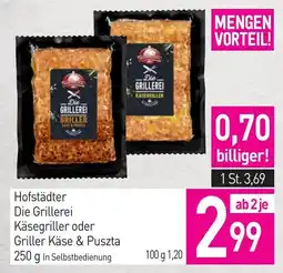 Sutterlüty Hofstädter Die Grillerei Käsegriller oder Griller Käse & Pusza Angebot